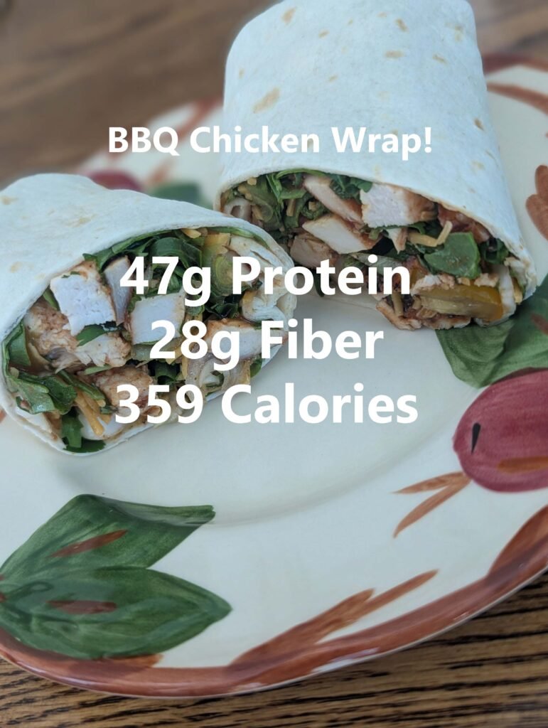 bbq chicken wrap macros website