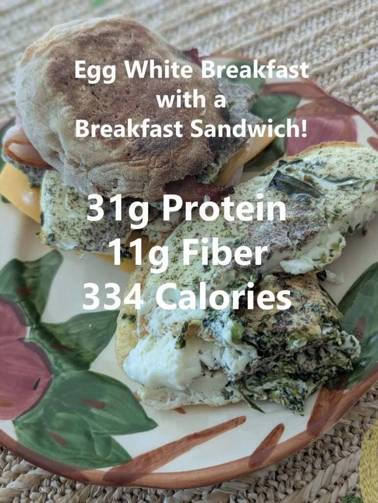 egg white breakfast w sandwich macros