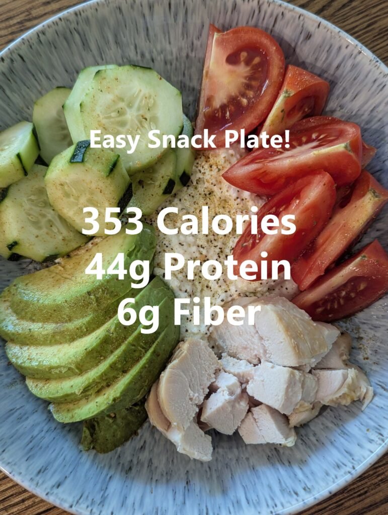 girl dinner macros snack plate