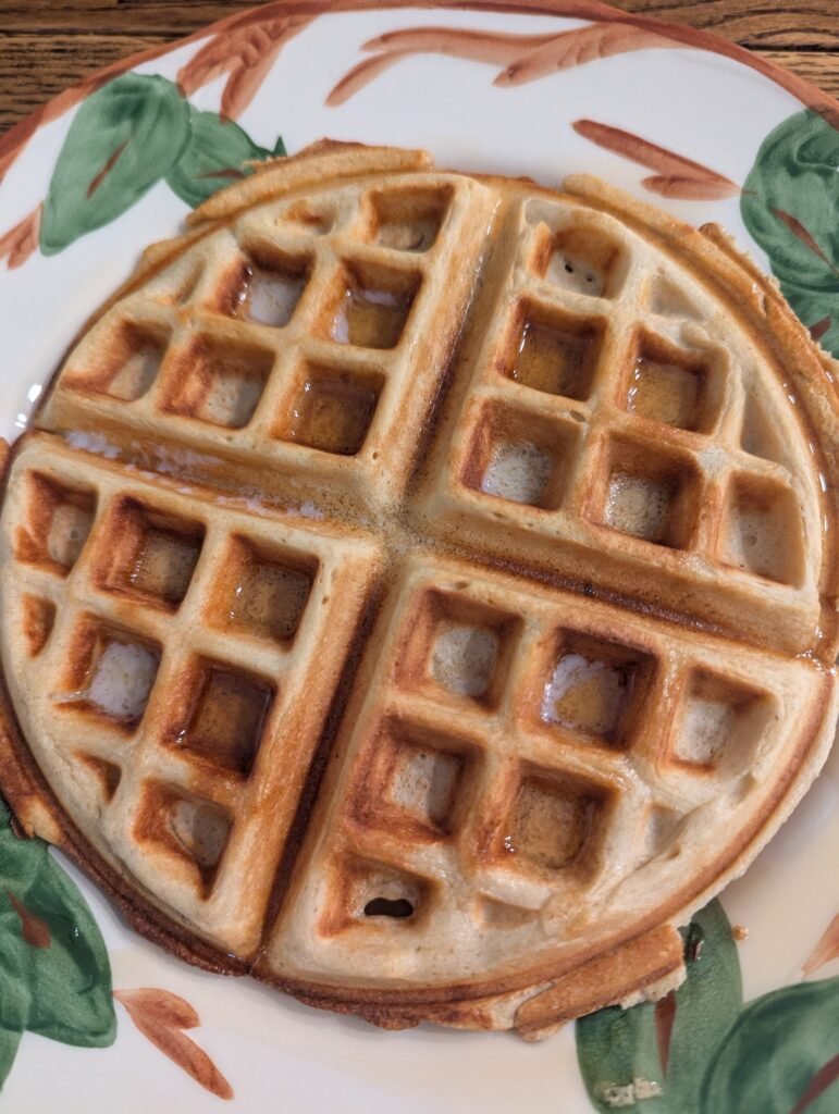 high protein belgian waffle clean