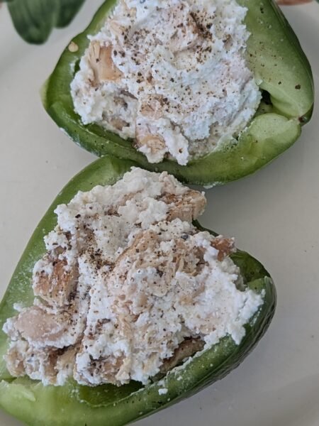 stuffed bell pepper snack clean
